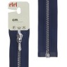 Riri 3000012/80/2626 Молния металлическая, разъемная, 4 мм, 80 см, кобальт синий