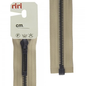 Riri 3054592/60/2212 Молния металлическая, разъемная, 6 мм, 60 см, бежевый