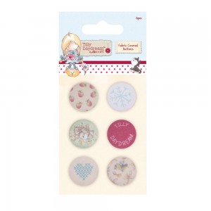 Docrafts TIL354601 Набор пуговиц декоративных Tilly Daydream