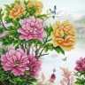 Конек 9889 Пейзаж с пионами