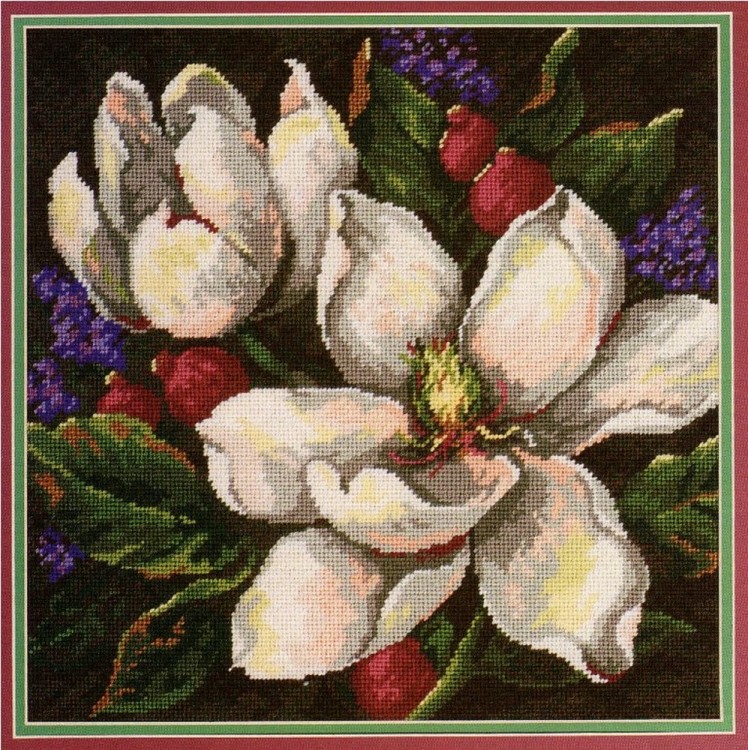Набор для вышивания Dimensions 12123USA Magnolias (Магнолии)
