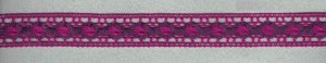 IEMESA 3682/CK Мерсеризованное хлопковое кружево, ширина 20 мм, цвет сиреневый, фиолетовый