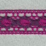 IEMESA 3682/CK Мерсеризованное хлопковое кружево, ширина 20 мм, цвет сиреневый, фиолетовый