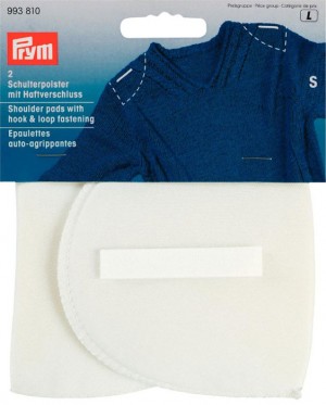 Prym 993810 Накладки плечевые полумесяц с липучкой, размер S
