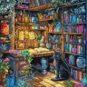 Набор для вышивания LetiStitch L9935 Charmed Library (Очарованная библиотека)