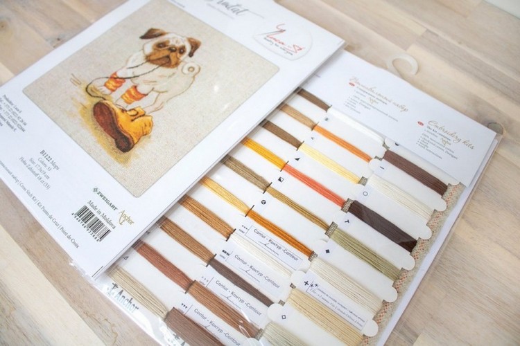 Набор для вышивания Luca-S B1122 Мопс