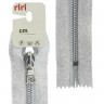 Riri 2518867/18/87001 Молния спираль, неразъемная, на люрексной ленте, 6 мм, 18 см, серебристый