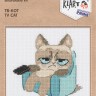 Набор для вышивания Кларт 12-045 ТВ-кот