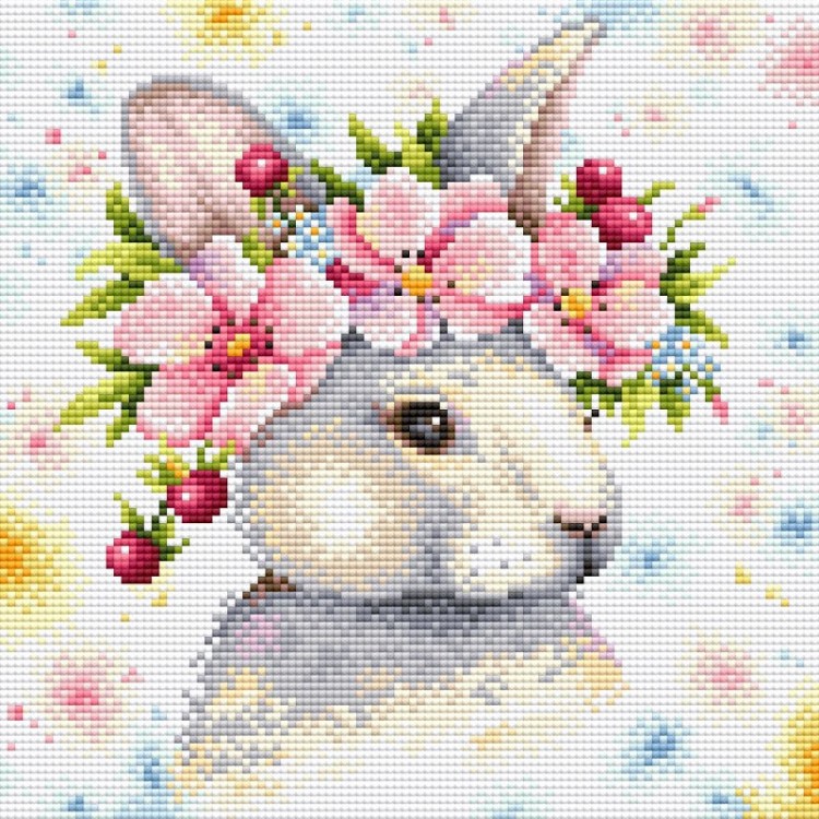 Brilliart МС-138 Кролик в цветах