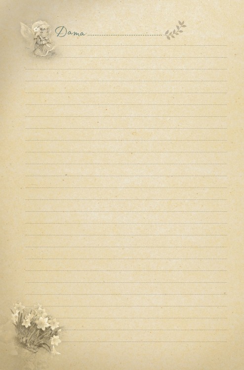 Ежедневник маленькой феи (фея играет на скрипке)