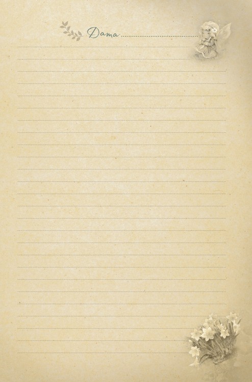 Ежедневник маленькой феи (фея играет на скрипке)