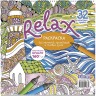 Раскраска Relax (маяк и морская звезда)