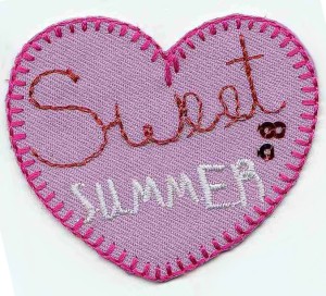 HKM 33702/1SB Термоаппликация "Сердце - Sweet Summer"
