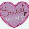 HKM 33702/1SB Термоаппликация "Сердце - Sweet Summer"
