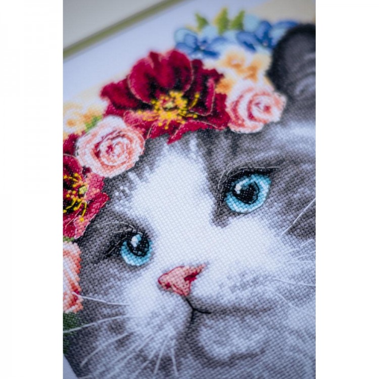 Набор для вышивания Lanarte PN-0191866 Flower crown Ragdoll (Цветочная корона Регдолл)