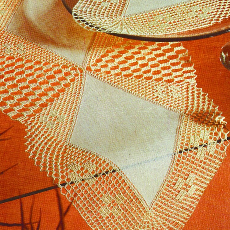 Zweigart 3972/769/32 Форма для обвязывания крючком "Ромб"