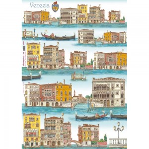 Stamperia DFG337 Карта для декупажа "Венеция"