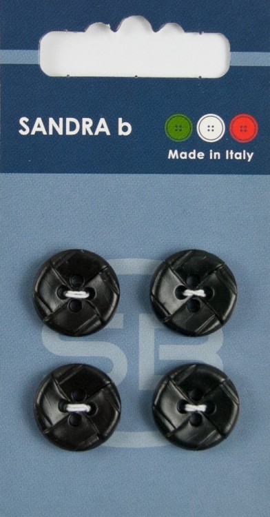 Sandra CARD169 Пуговицы, черный