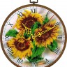 Набор для вышивания Вышиваем бисером В-86 Часы "Желтое настроение"