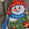 Набор для вышивания Панна PD-7302 Подушка "Снеговик"