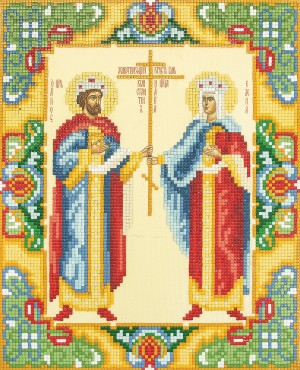 Фрея ALVR-09 084 Икона Святых Равноапостольных царя Константина и царицы Елены