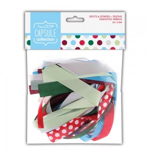 Docrafts PMA367502 Набор лент Spots & Stripes Festive