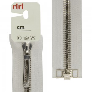 Riri 8651520/70/2101 Молния металлическая, разъемная, 6 мм, 70 см, белый