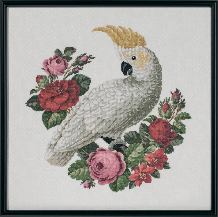 Набор для вышивания Permin 90-9587 Белый попугай