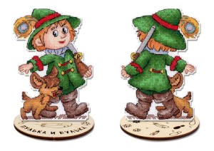 Жар-Птица Р-1308 Пулька и Булька (с подставкой)