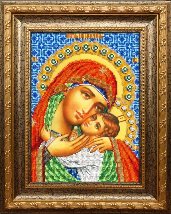 Набор для вышивания Вышиваем бисером L-8 Касперовская икона Божией Матери