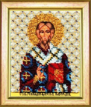 Чаривна Мить Б-1124 Икона святого архиепископа Новгородского Геннадия