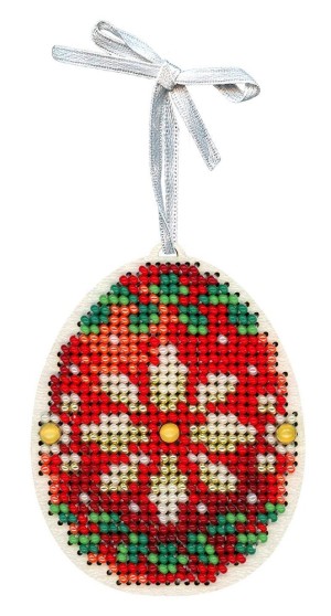 Щепка О-184 Красное с золотом яйцо