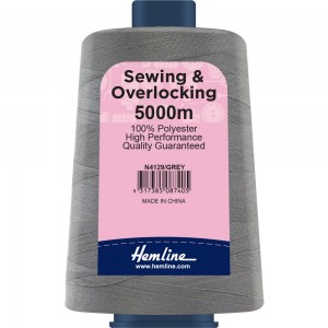 Hemline N4129/GREY Нить универсальная Hemline для шитья и оверлока, серый