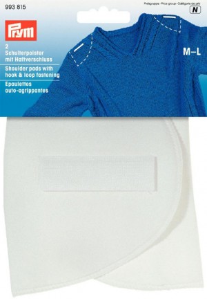 Prym 993815 Накладки плечевые полумесяц с липучкой, размер M-L