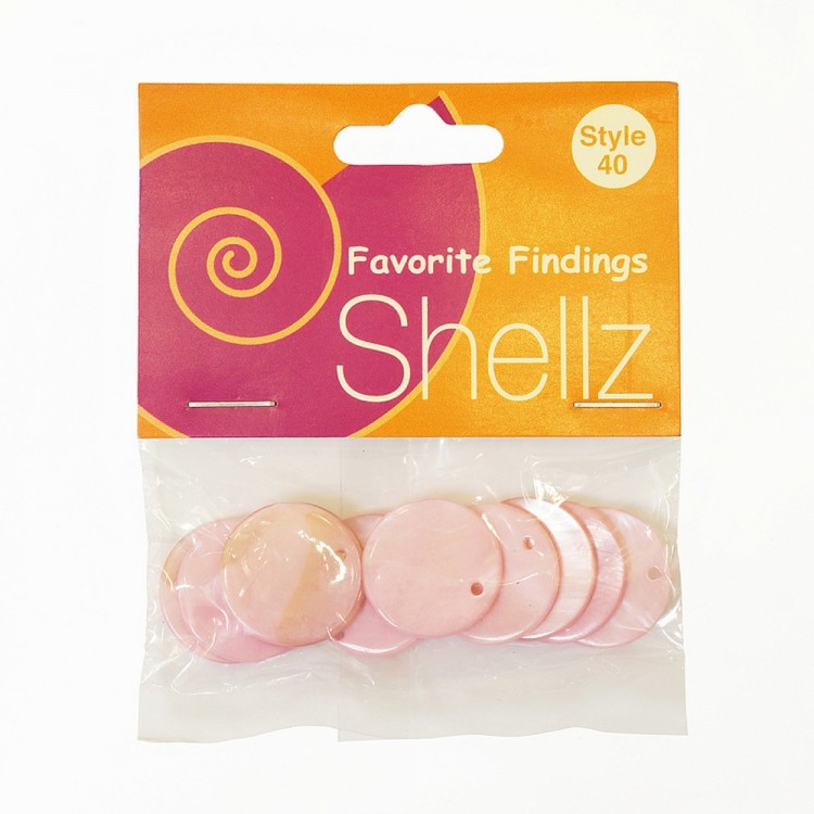 Blumenthal Lansing 1850 00040 Подвеска "Shellz" Light Pink Round River Shell Dangles