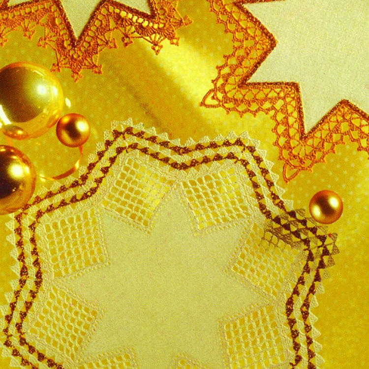 Zweigart 7019/769 Форма для обвязывания крючком "Звезда"