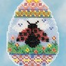 Набор для вышивания Mill Hill MH181615 Ladybug Egg  (Яйцо Божья коровка)
