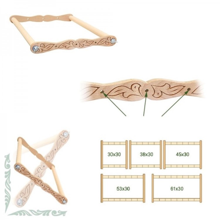 Дубко RM30-30K Рамка-пяльцы регулируемые