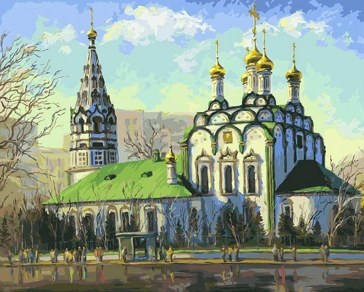 Белоснежка 021-AB Храм Воскресения Христа в Кадашах