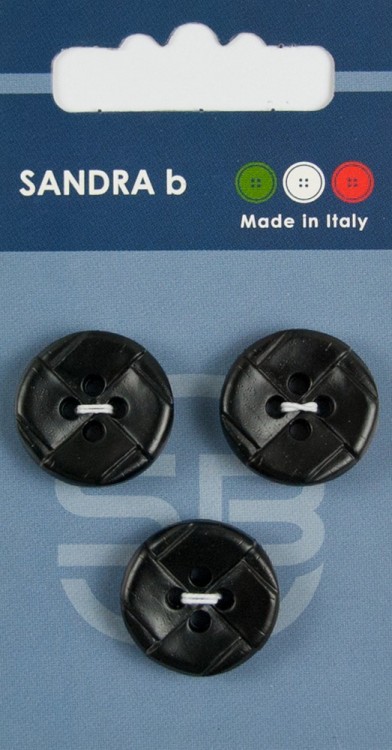 Sandra CARD170 Пуговицы, черный