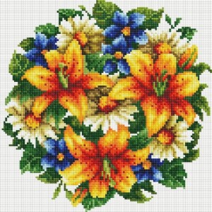 Белоснежка 332-ST-S Букет с тигровыми лилиями