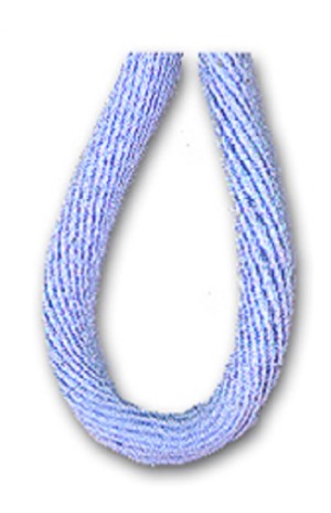 SAFISA P00462-2мм-04 Шнур атласный мини-рулон, 2 мм, цвет светло-голубой