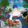 Конек 1260 Купчиха (Б. Кустодиев)