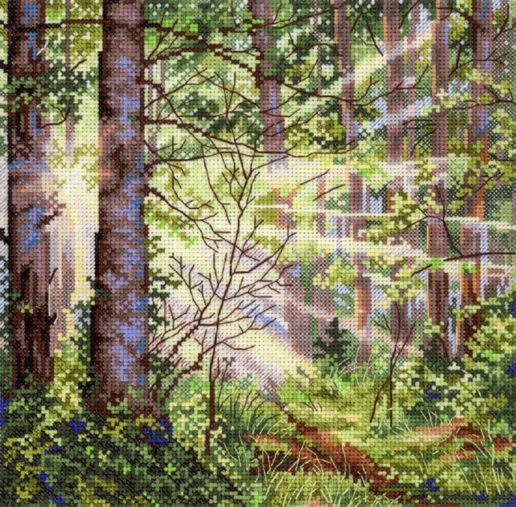 Набор для вышивания М.П.Студия НВ-1004 Солнечный лес