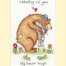 Набор для вышивания Bothy Threads XGC61 Big Bear Hugs (Крепкие медвежьи объятия)