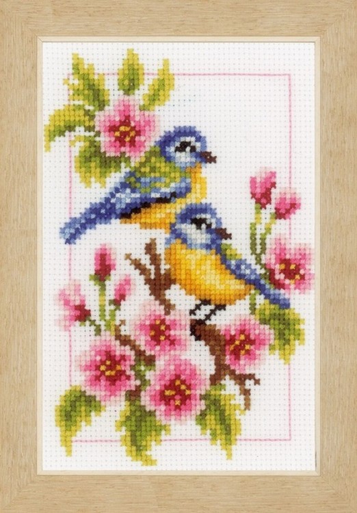 Vervaco PN-0147602 Птички, четыре времени года (4 дизайна)