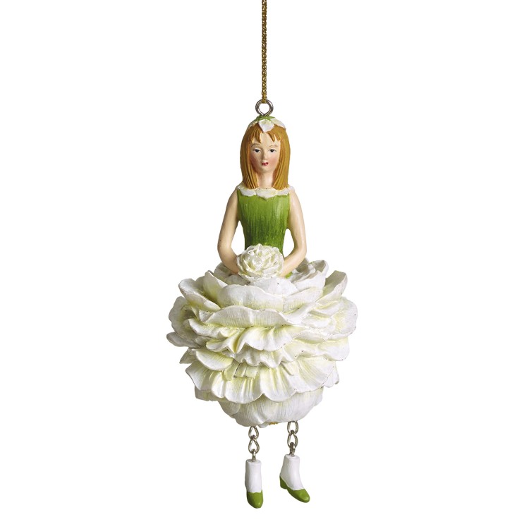 Fiebiger Floristik 850345-108 Фигурка декоративная, Blumenmadchen "Пион"