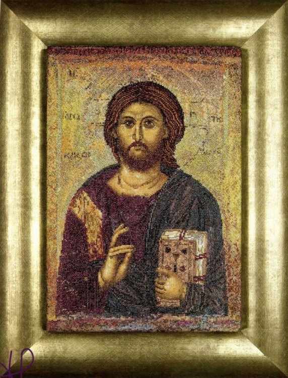 Набор для вышивания Thea Gouverneur 476A Icon Christ Pantokrator