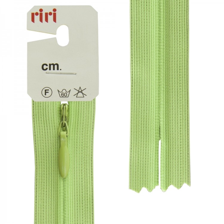 Riri 6010917/60/2739 Молния потайная, неразъемная, 4 мм, 60 см, фисташковый