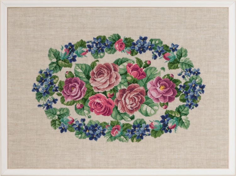 Набор для вышивания Permin 90-9585 Roses (Розы)